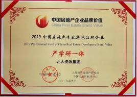 品牌价值稳步提升 北大资源再获行业大奖