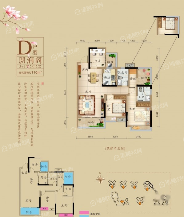 柳州新房 河东新房 河东新房 彰泰滨江学府 彰泰滨江学府户型详情