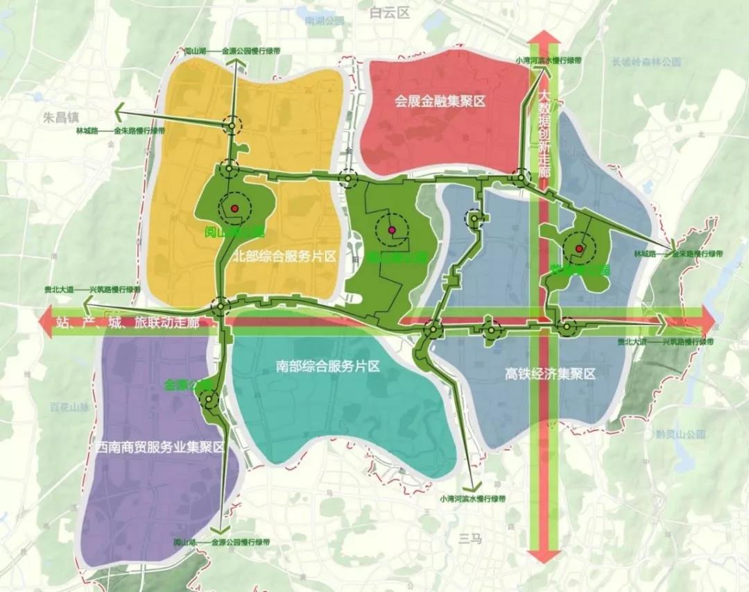 此前,观山湖区城市发展规划已确立了纵横"两轴"的发展规划,数博大道正图片