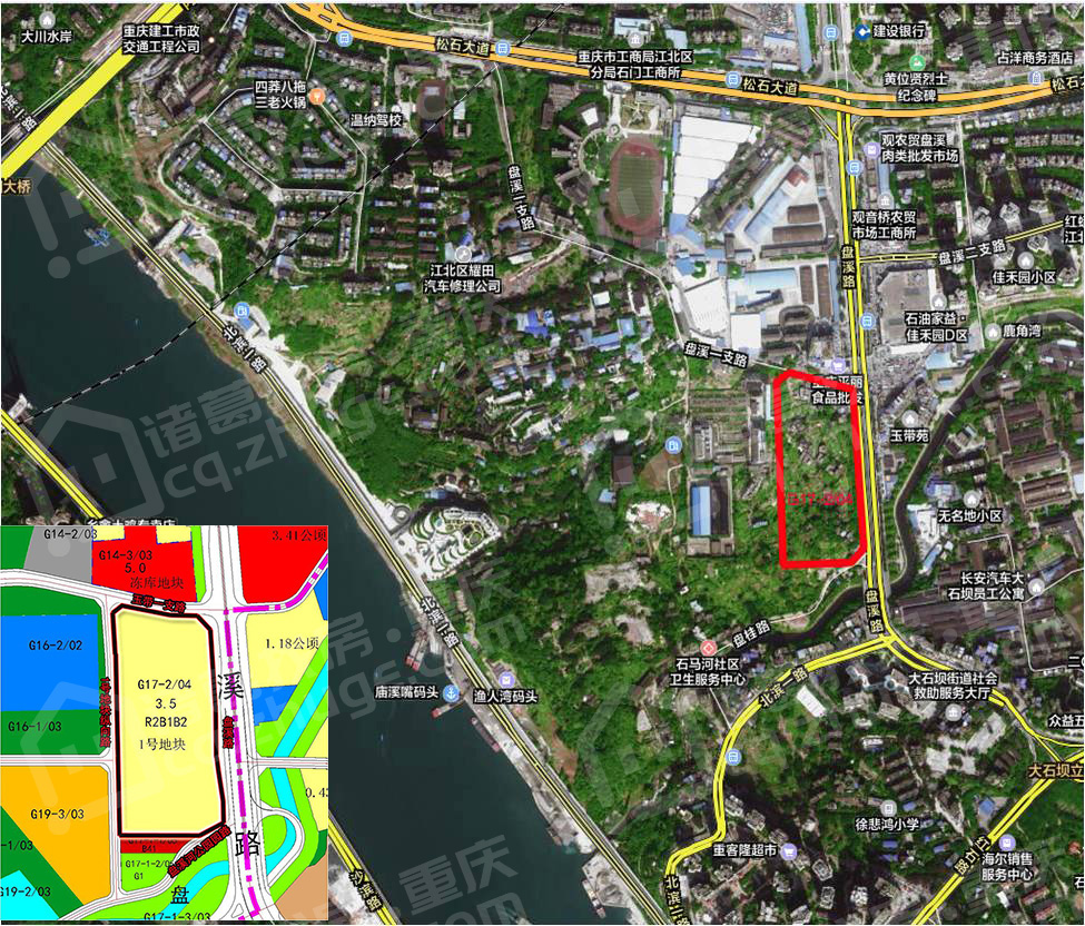 土地供应|江北区大石坝组团上线71亩涉住土地-重庆诸葛找房
