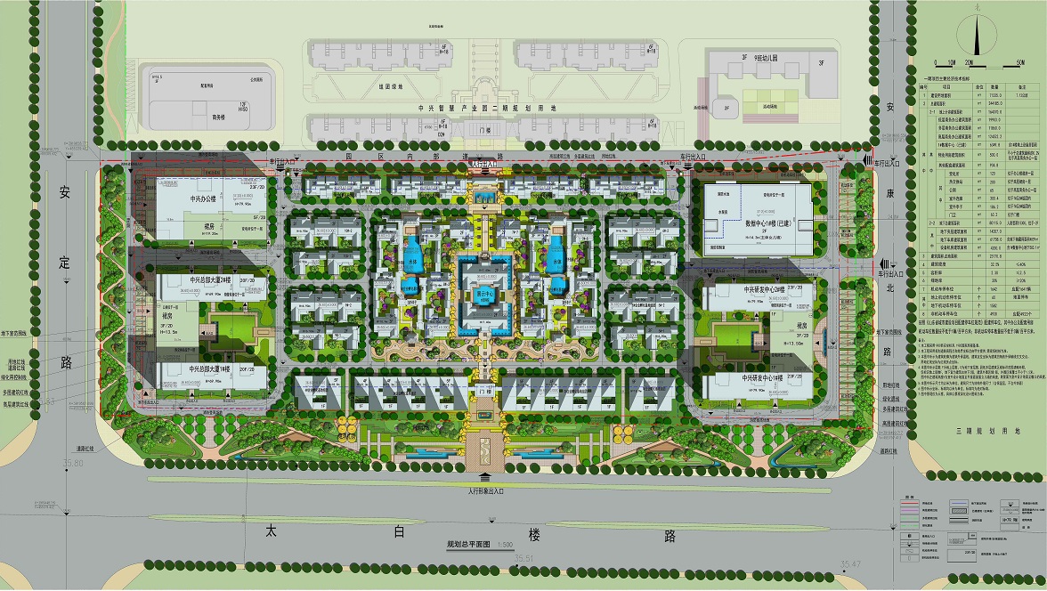 总建筑面积105800㎡,中兴智慧产业园(一期)获批前公示