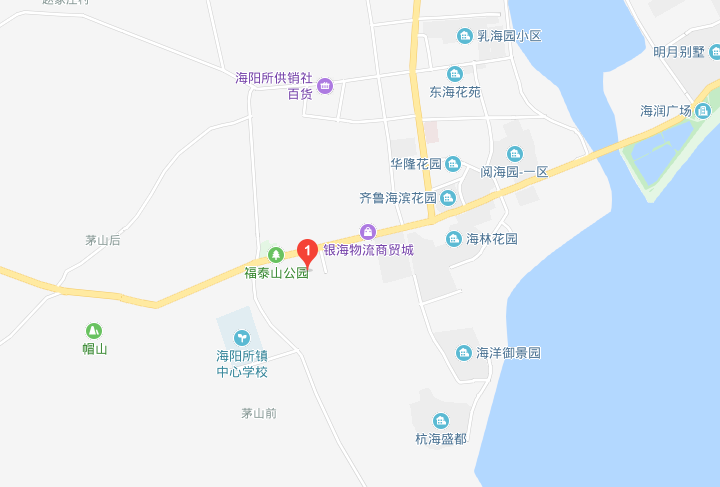 土拍昨日乳山海阳所镇1宗土地拍出距离银滩约8公里