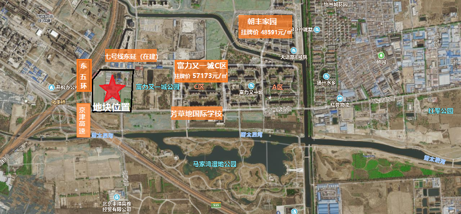 朝阳区豆各庄挂牌一宗共产房地块 销售价39000元/㎡