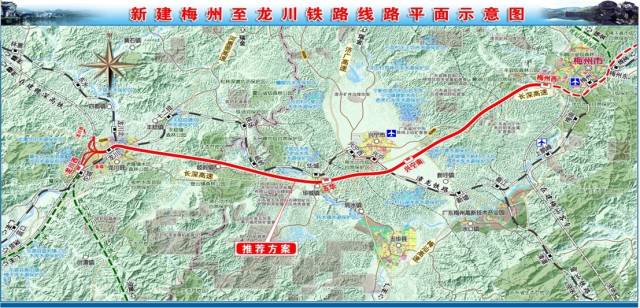 赣深高铁拟连接梅龙铁路 惠州梅州将再添高铁