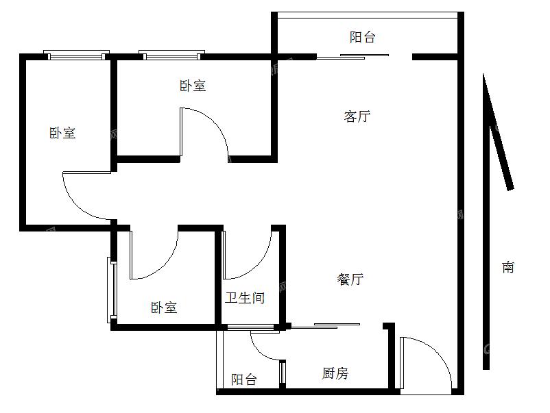 旭日领御园精装修业主诚心出租价格美丽户型方正租房