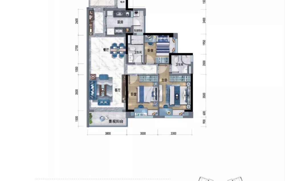 罗定 罗定碧桂园天悦湾 3室2厅罗定 罗定碧桂园天悦湾 3室2厅