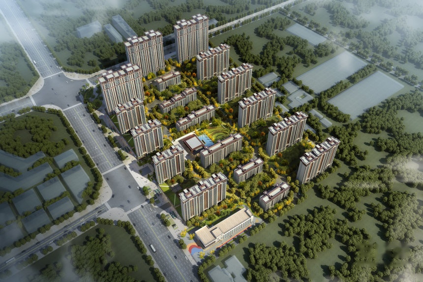 金宝荣城二手房,周至现房,紧邻杨凌,享双城繁华,首付约:15.