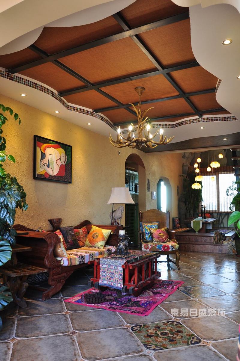 波尔多小镇-中东装修风格-160平米