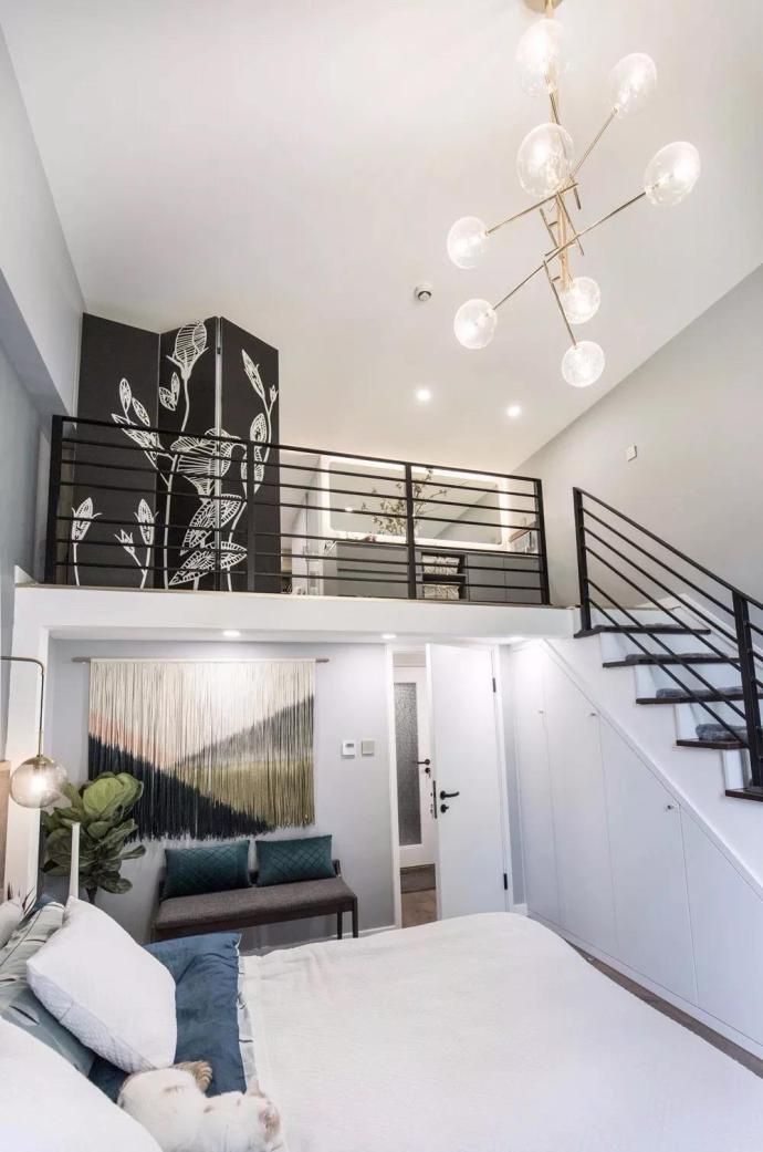 北京装修 北京装修案例 55平清爽精致复式,每个角落都是那么美好!