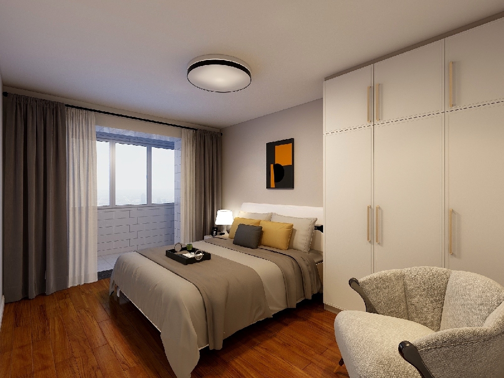 80平米现代简约风格出租房