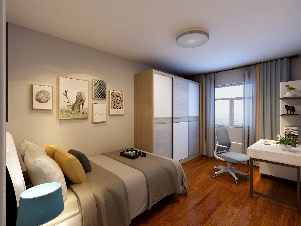 80平米现代简约风格出租房