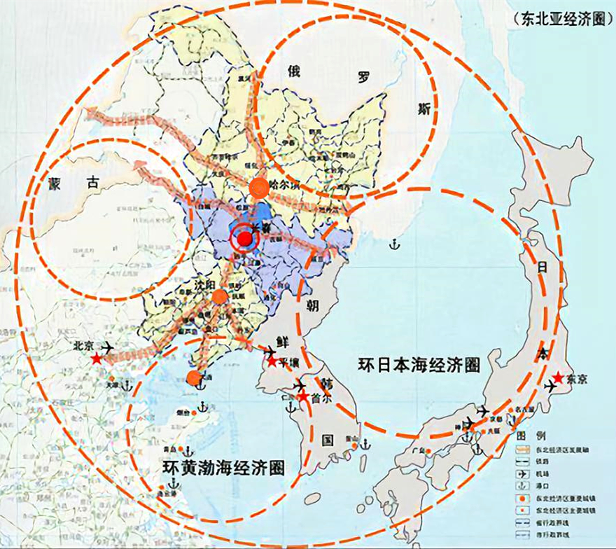 东北亚高清地图图片