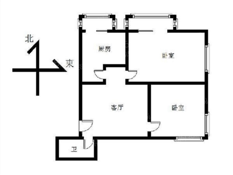 整租 二環邊菜戶營金興苑鵬潤家園