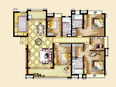 金侨城电梯中层南北通透户型经典大三房双阳台靠近正门