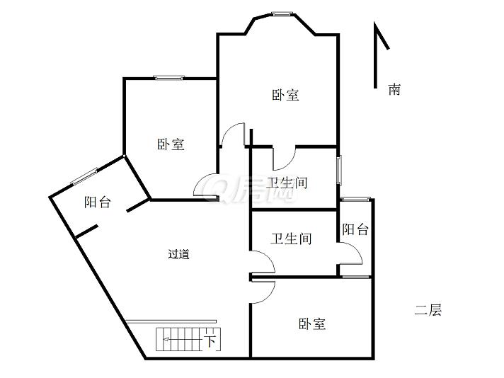 新浩城花园户型图片