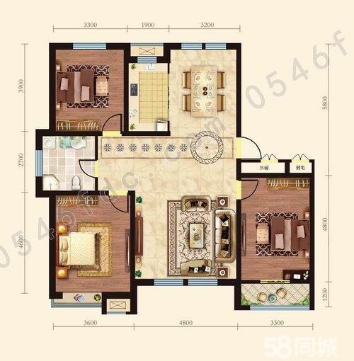 泗洪京公馆户型图图片